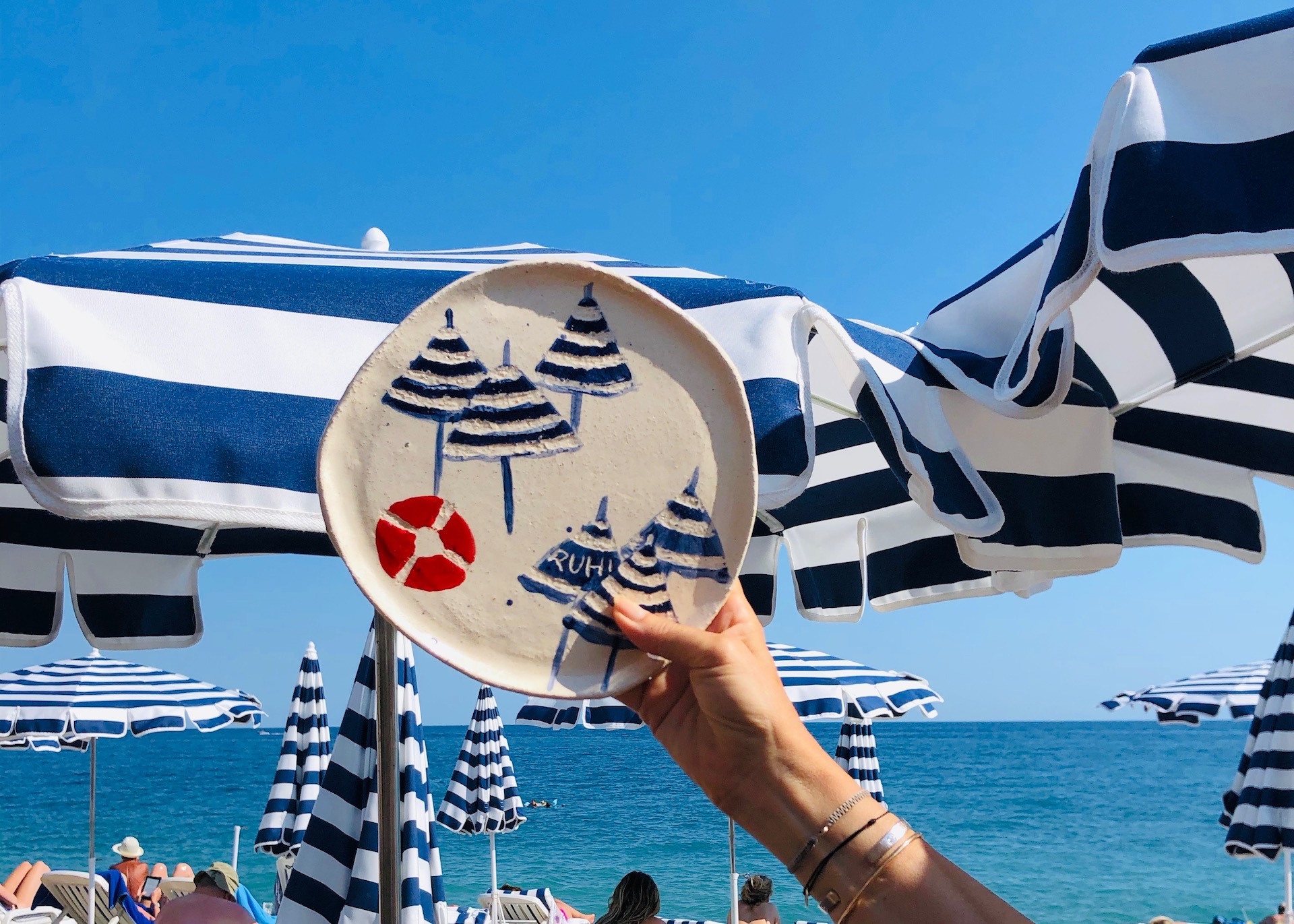 Assiettes pour Rhul plage