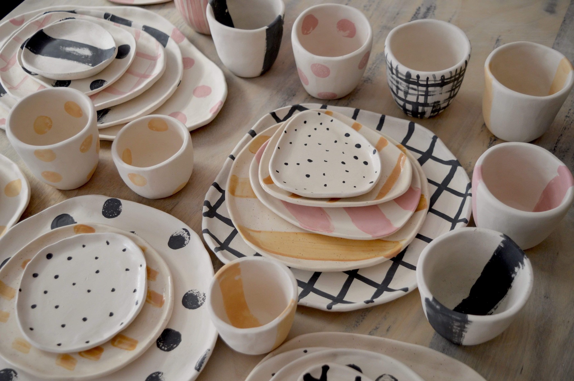 Ensemble d'assiettes