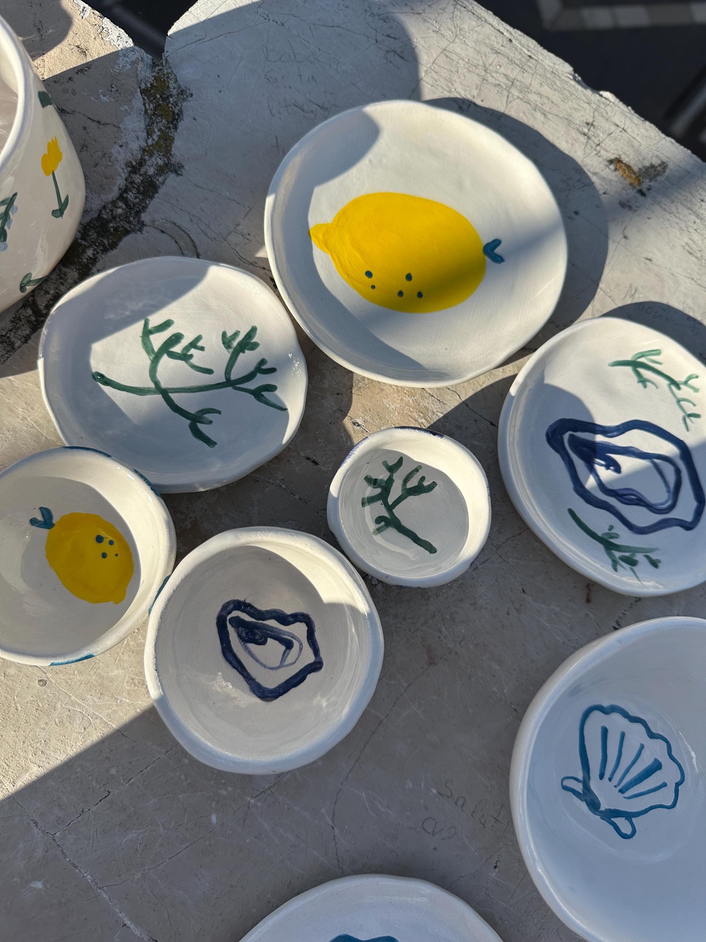 Ensemble de qu’âtres petits assiettes « So Frenchie special fêtes » 5