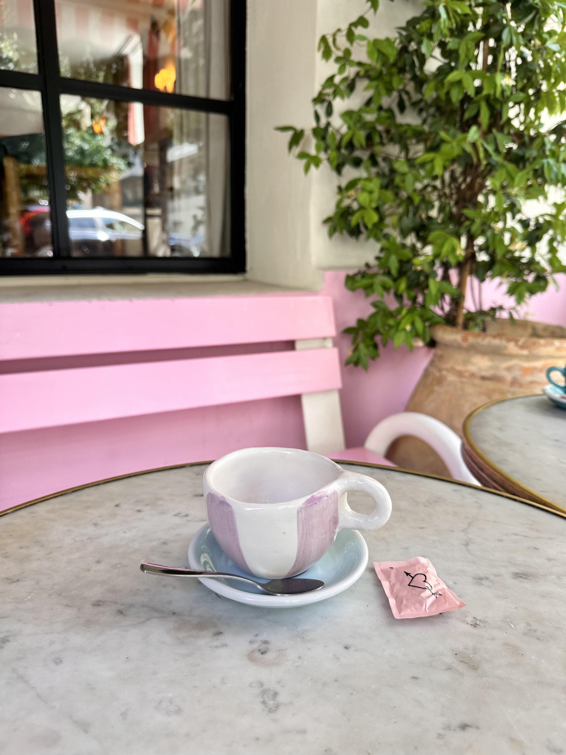 Tasse Rayé  lila– Taille M (Cappuccino)
