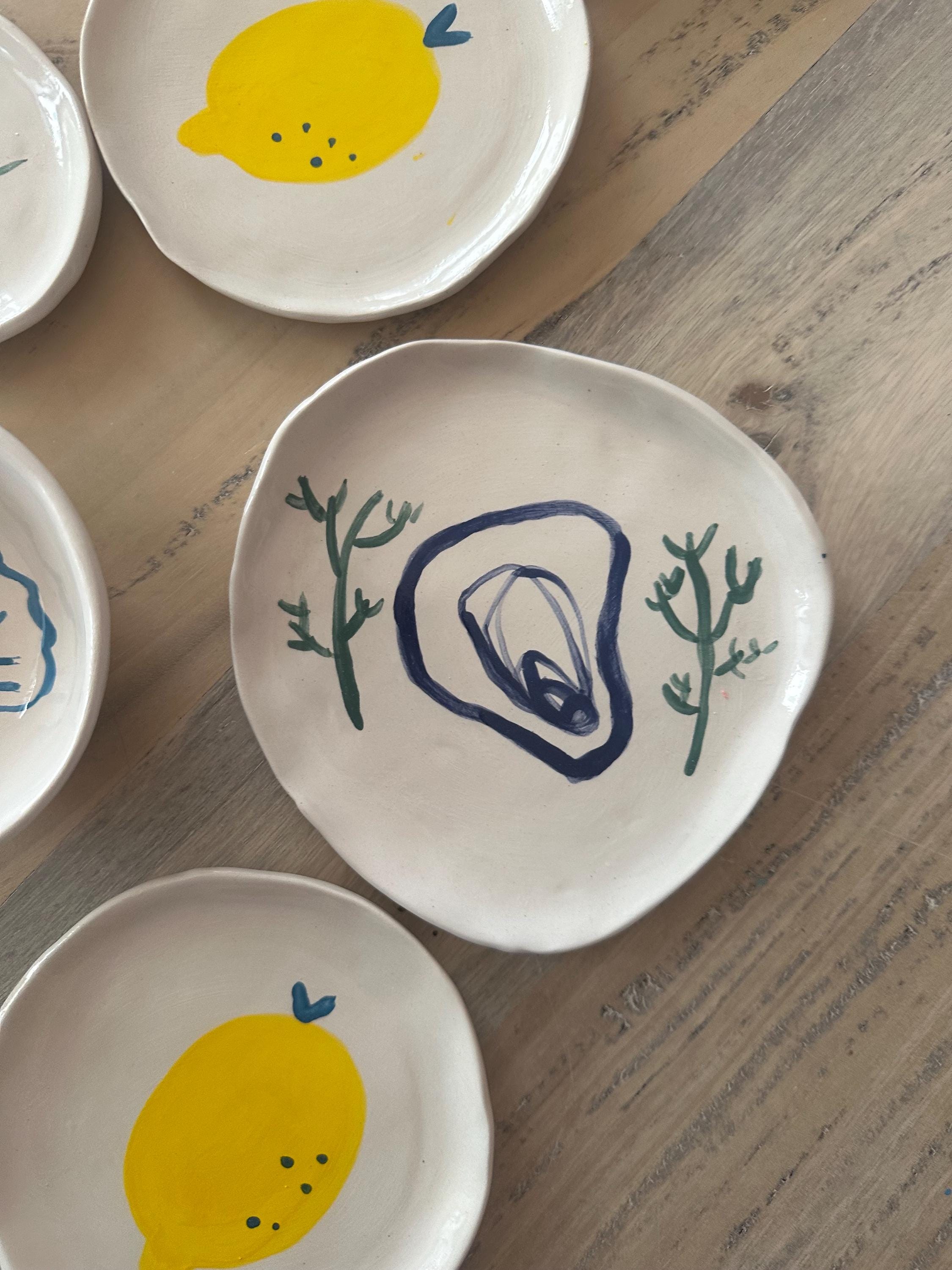 Ensemble de qu’âtres petits assiettes « So Frenchie special fêtes » 4