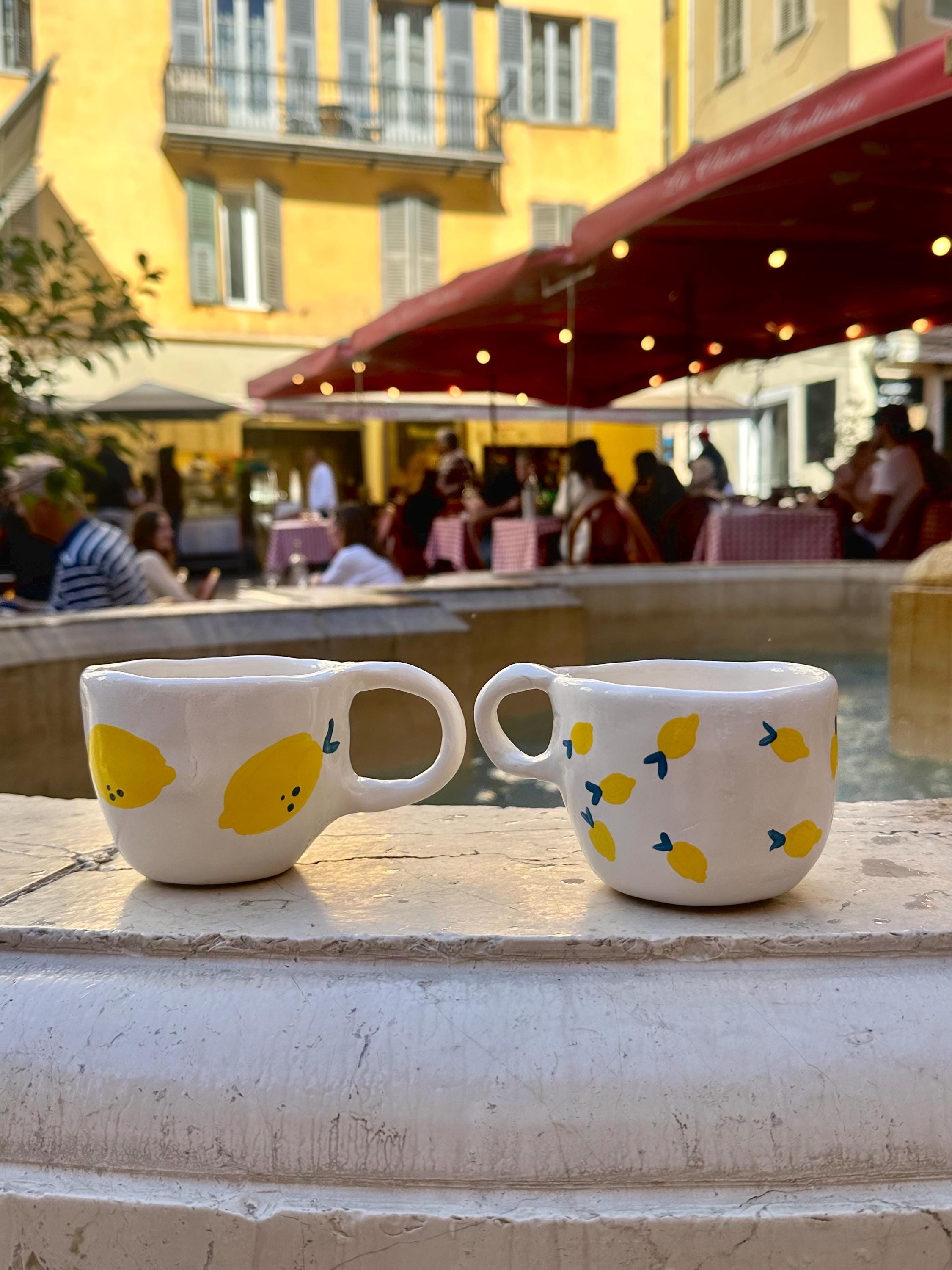 Lemon Dream — Tasse à latte, cappuccino, à thé (édition numérotée, séries courtes) 2