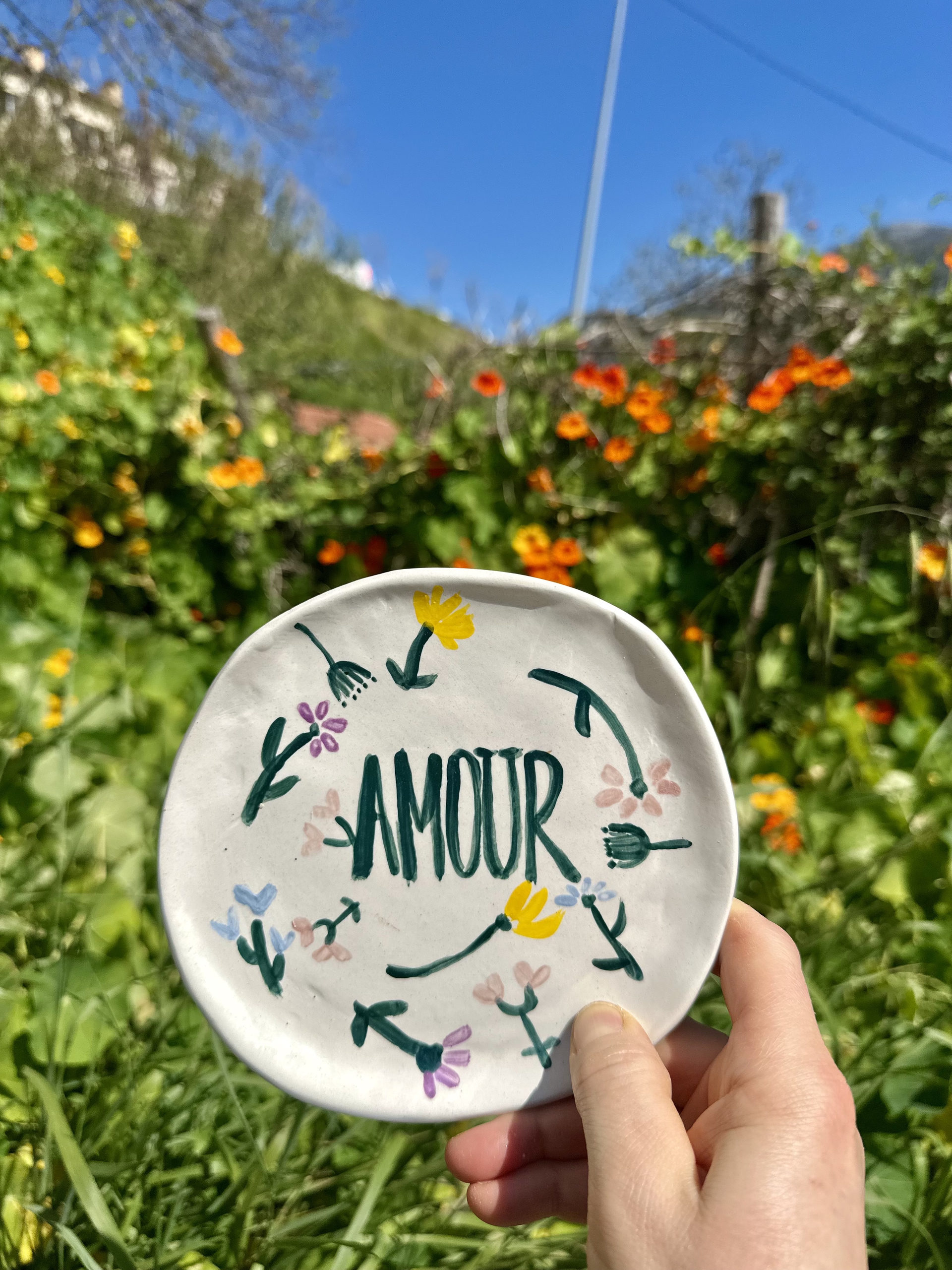 Petite assiette «Feel spring in the air » 4