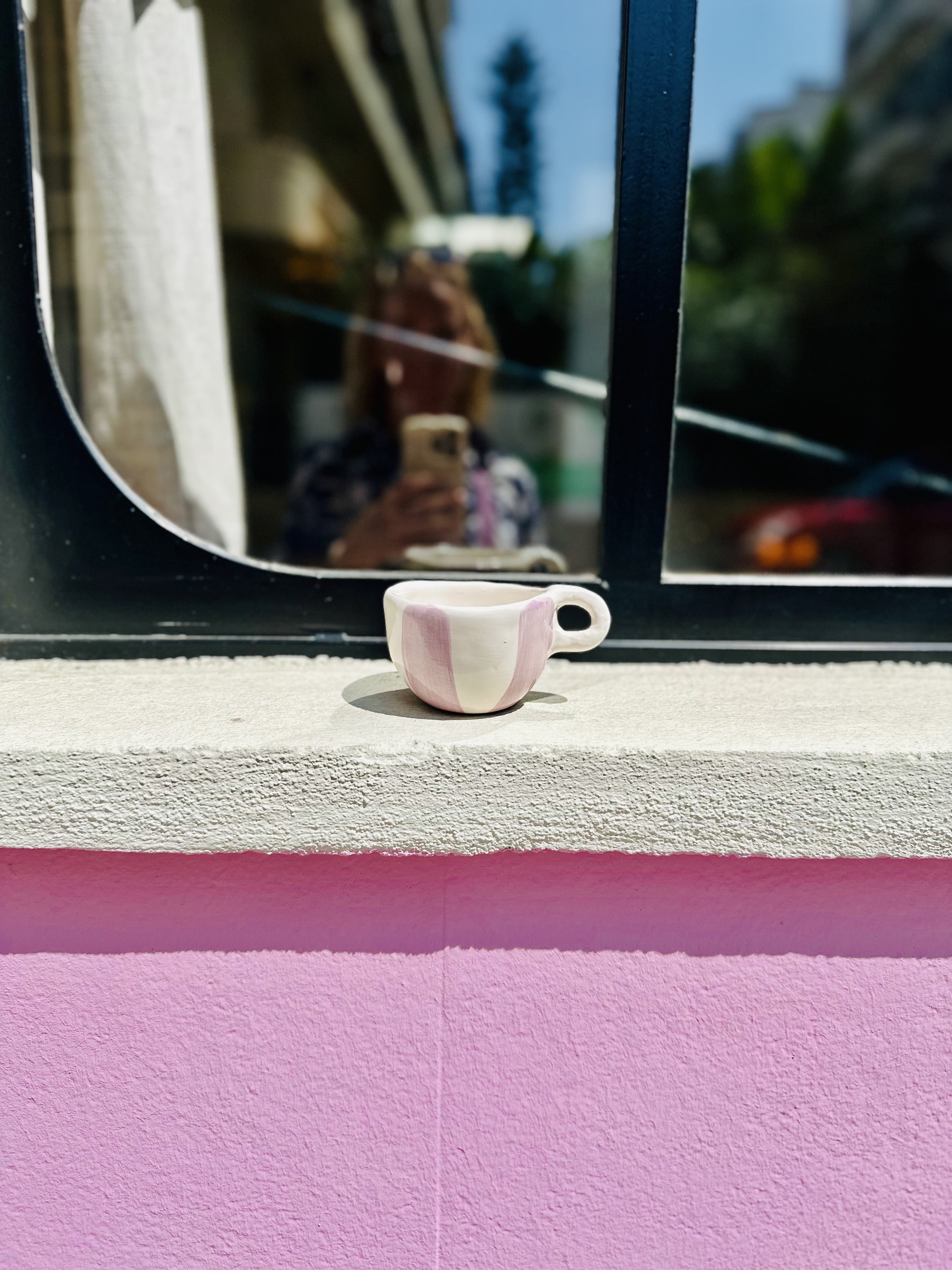 Tasse Rayé  lila– Taille M (Cappuccino) 3