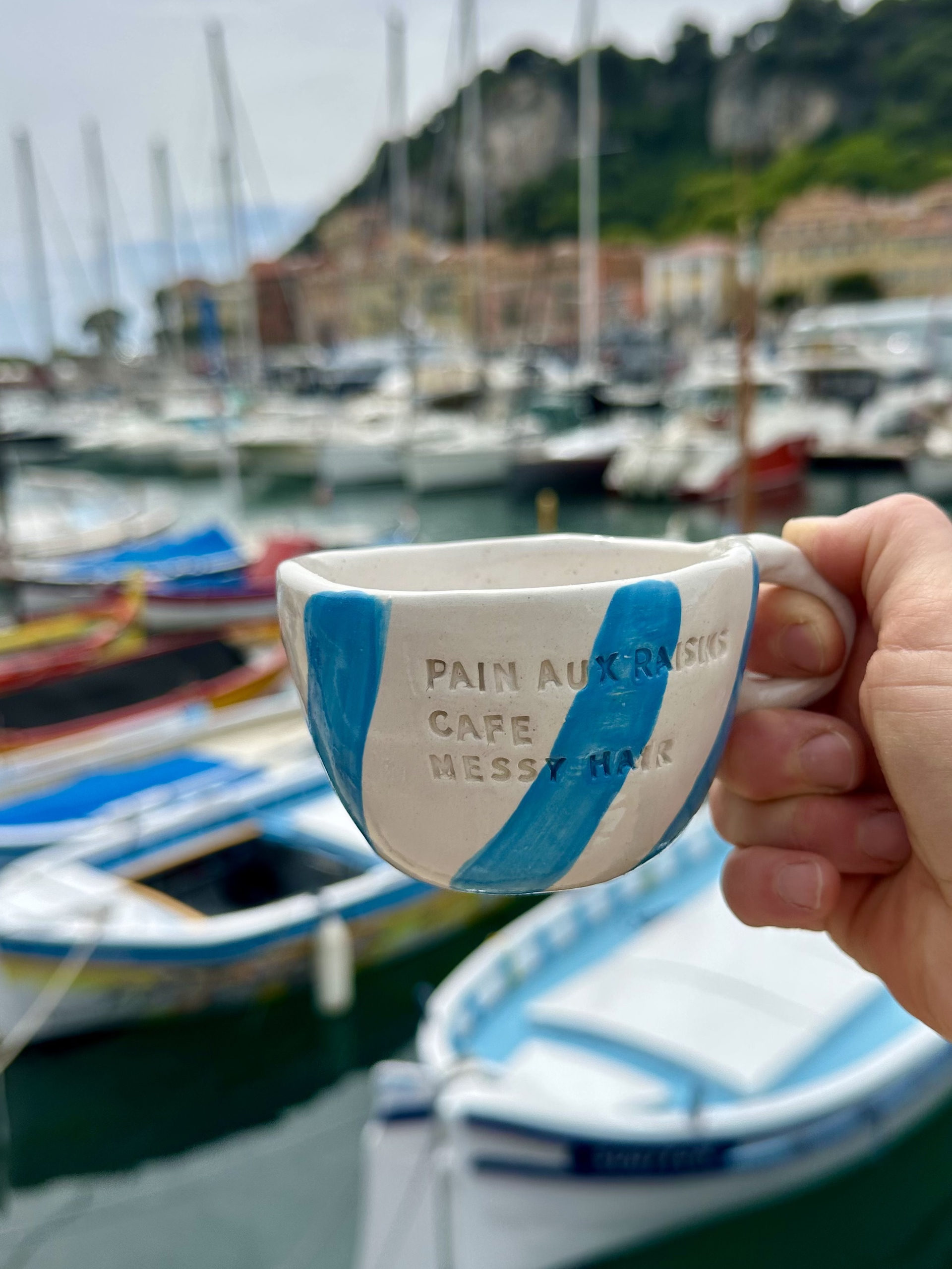 Mugs "80s Stripes" – Handmade on the Côte d'Azur 4