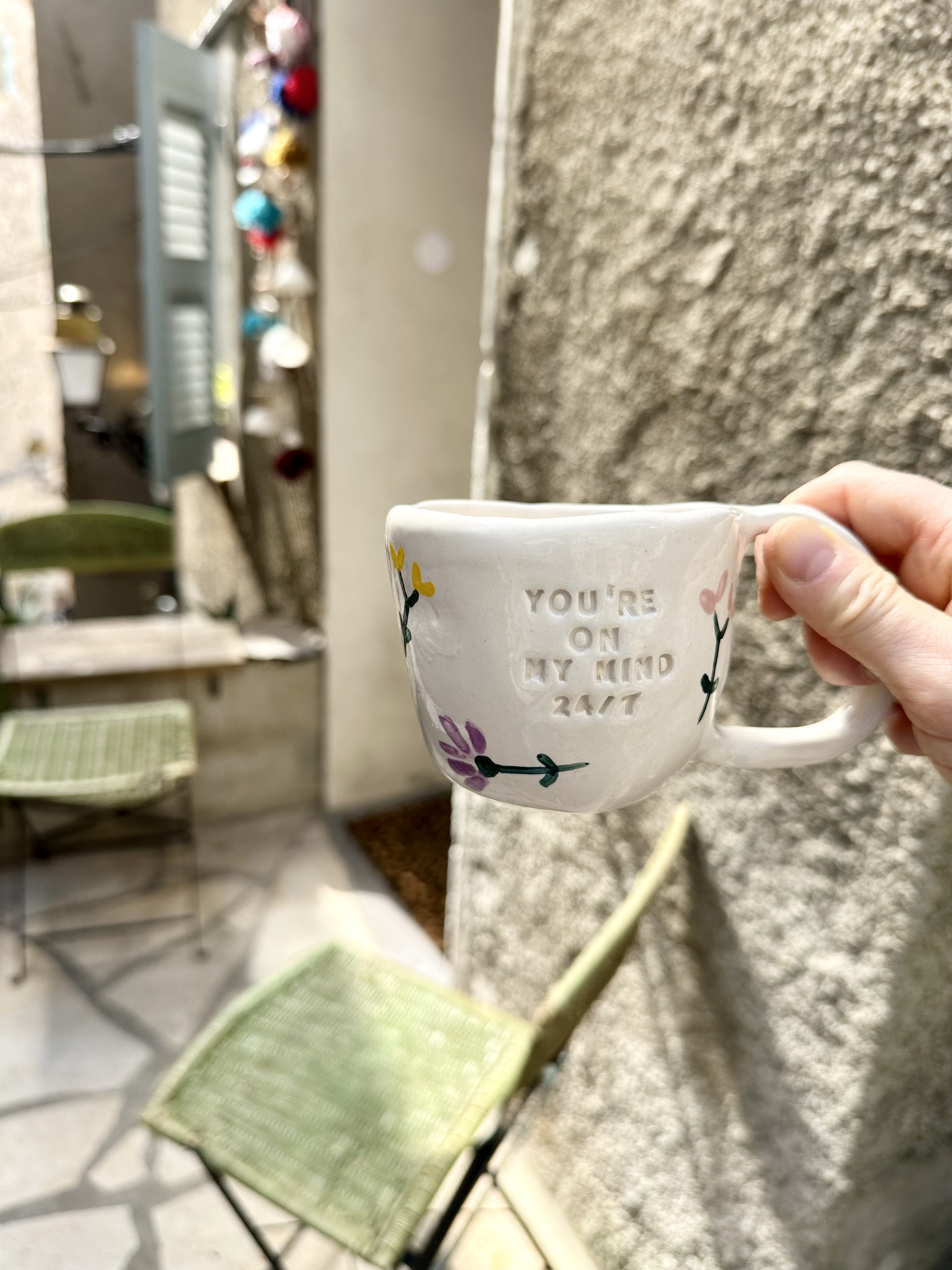 Tasse — Flat white / Thé / cappuccino/ Double café « Feel spring in the air » 4