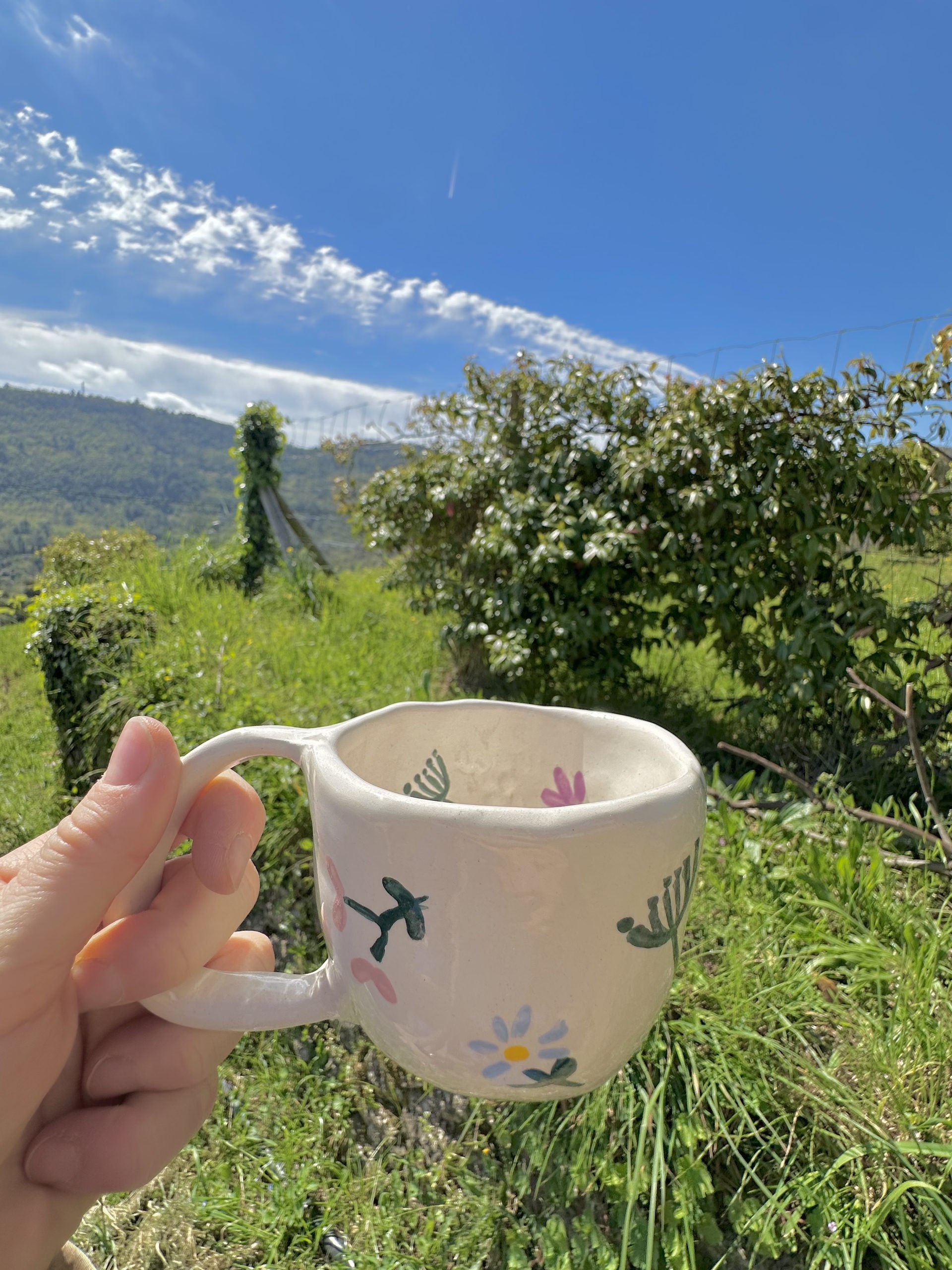 Tasse — Flat white / Thé / cappuccino/ Double café « Feel spring in the air » 3