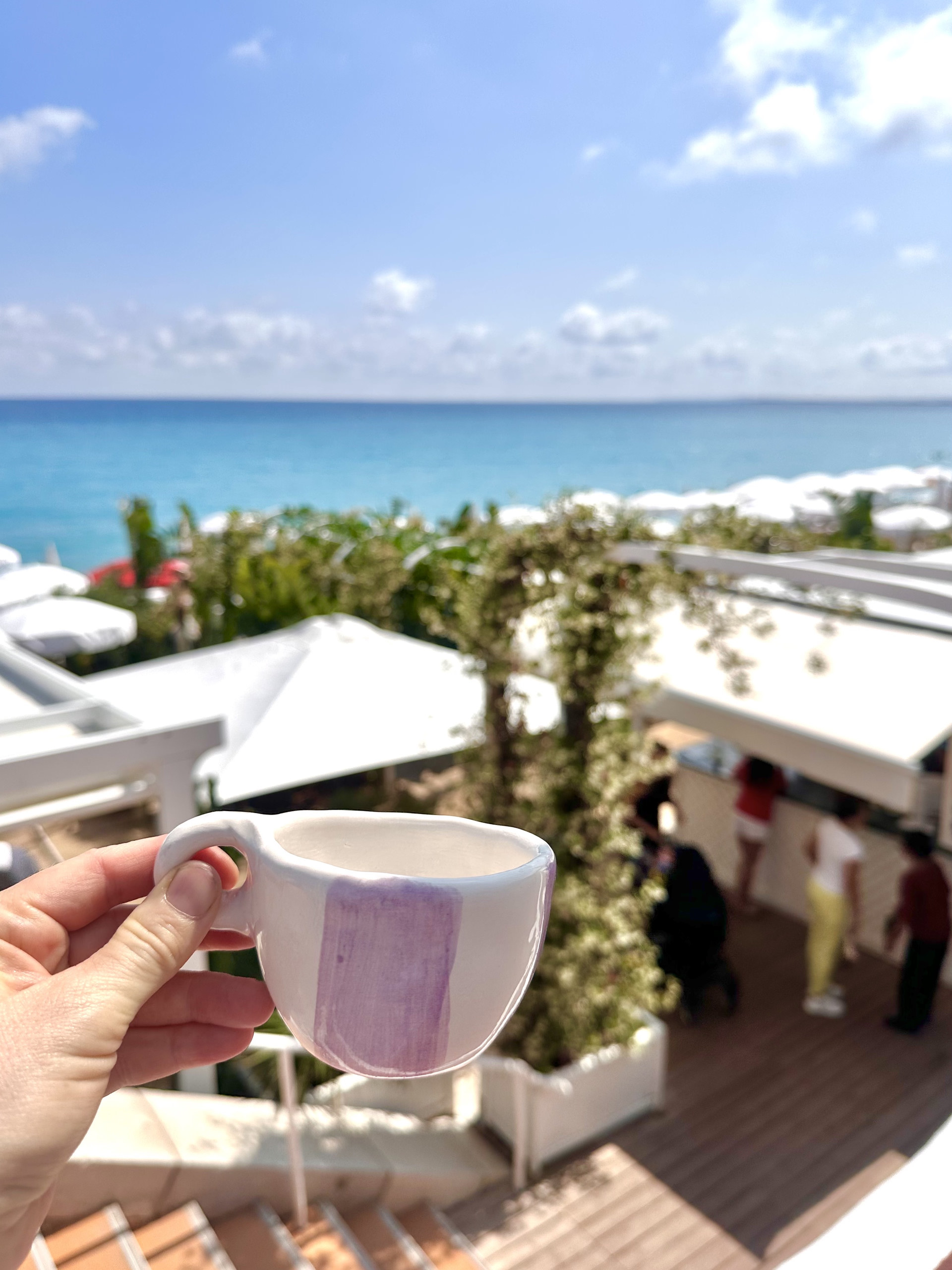 Tasse Rayé  lila– Taille M (Cappuccino) 5