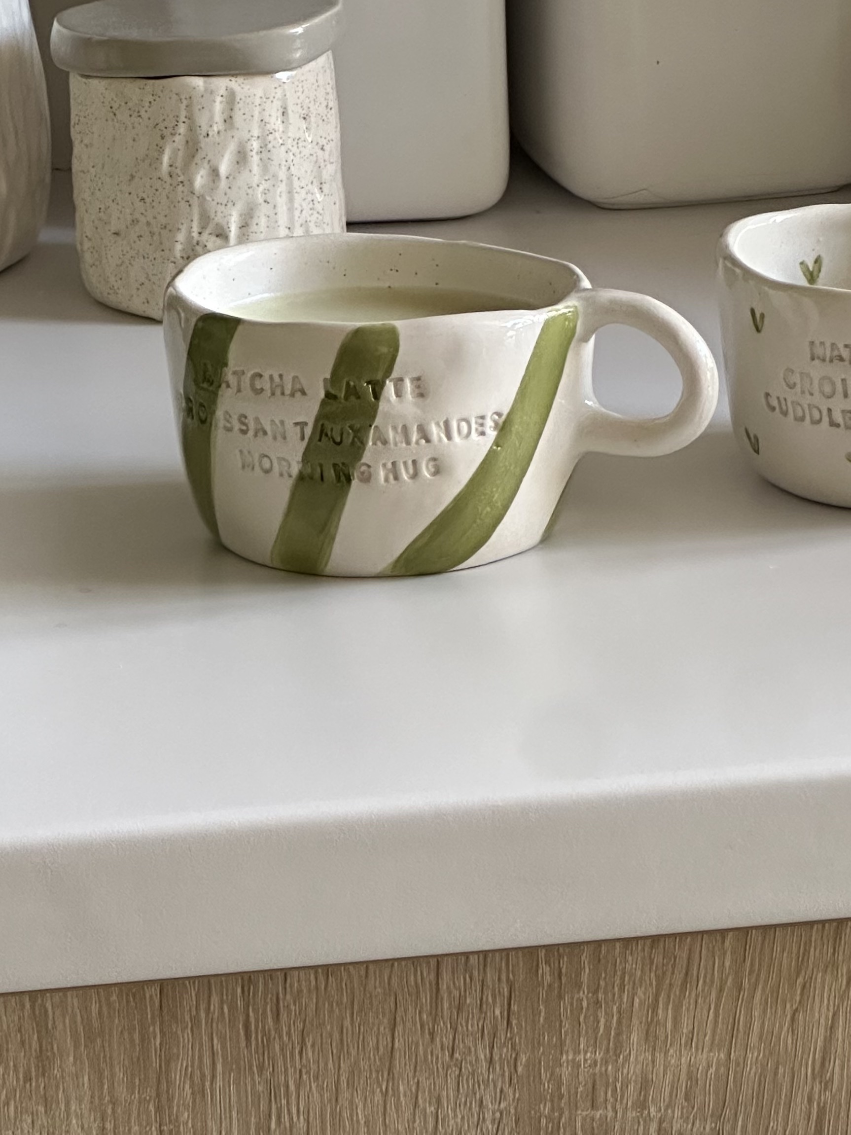 Mugs "80s Stripes" – Handmade on the Côte d'Azur 3