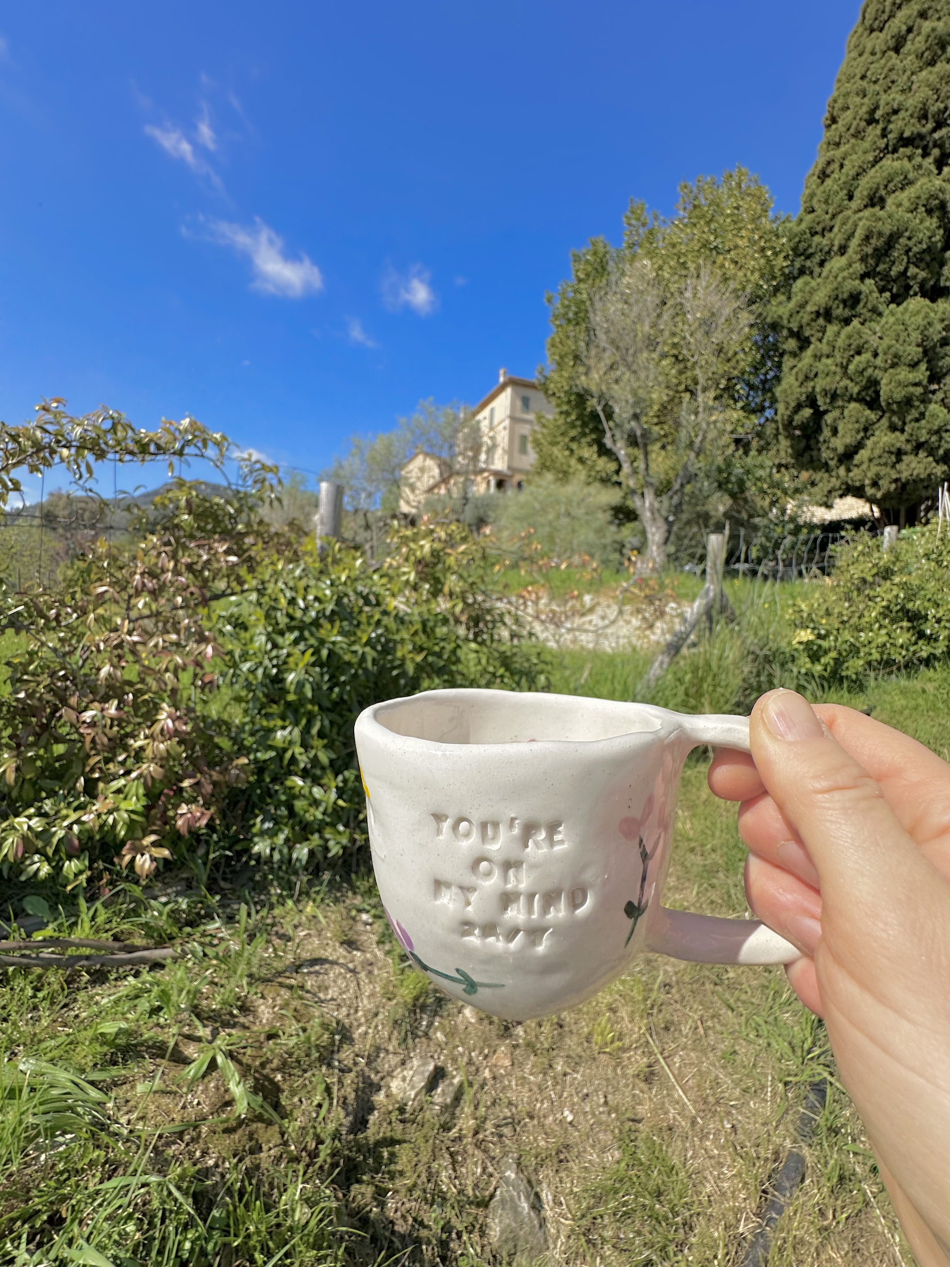 Tasse — Flat white / Thé / cappuccino/ Double café « Feel spring in the air » 2