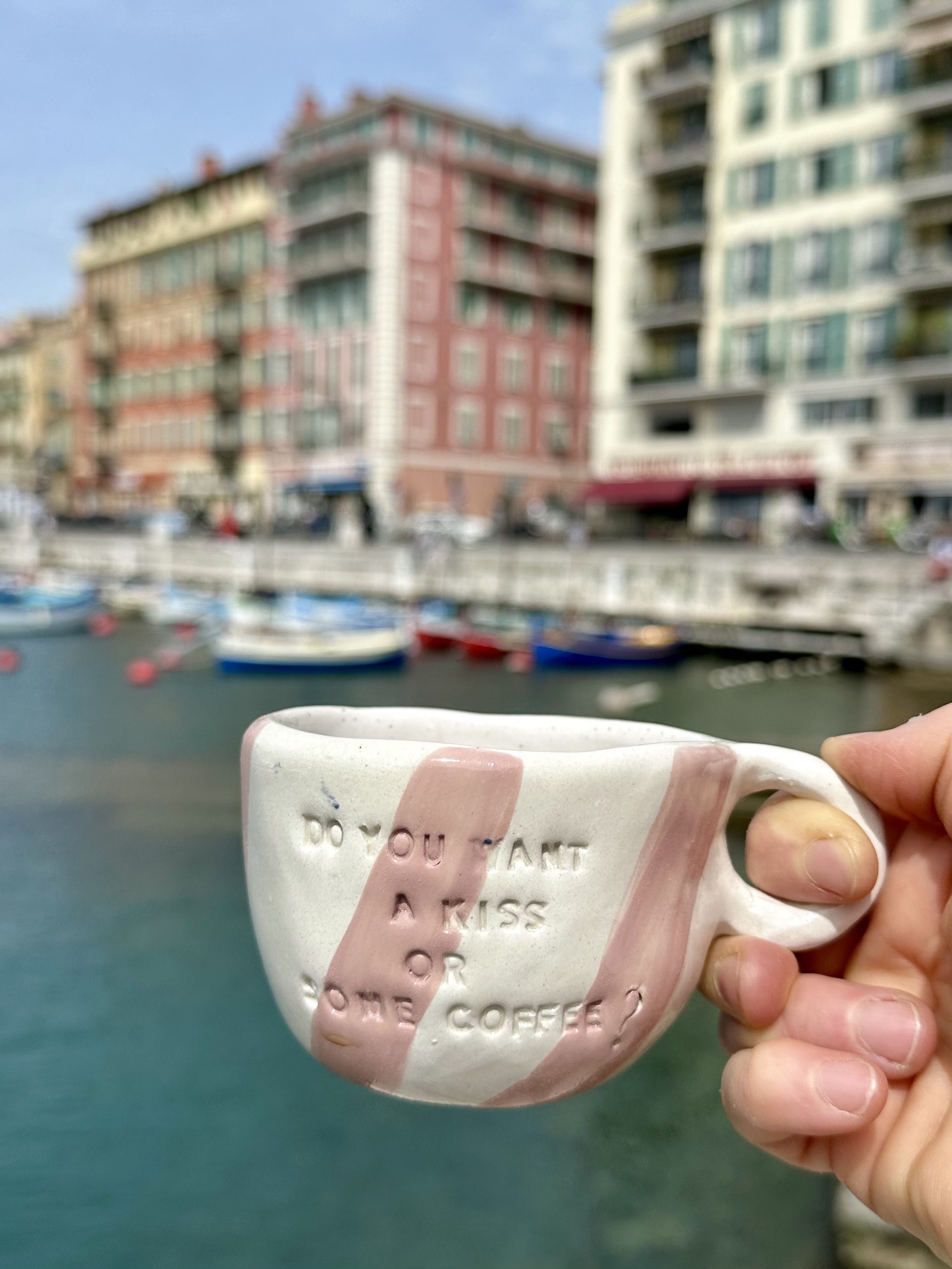 Mugs "80s Stripes" – Handmade on the Côte d'Azur 13