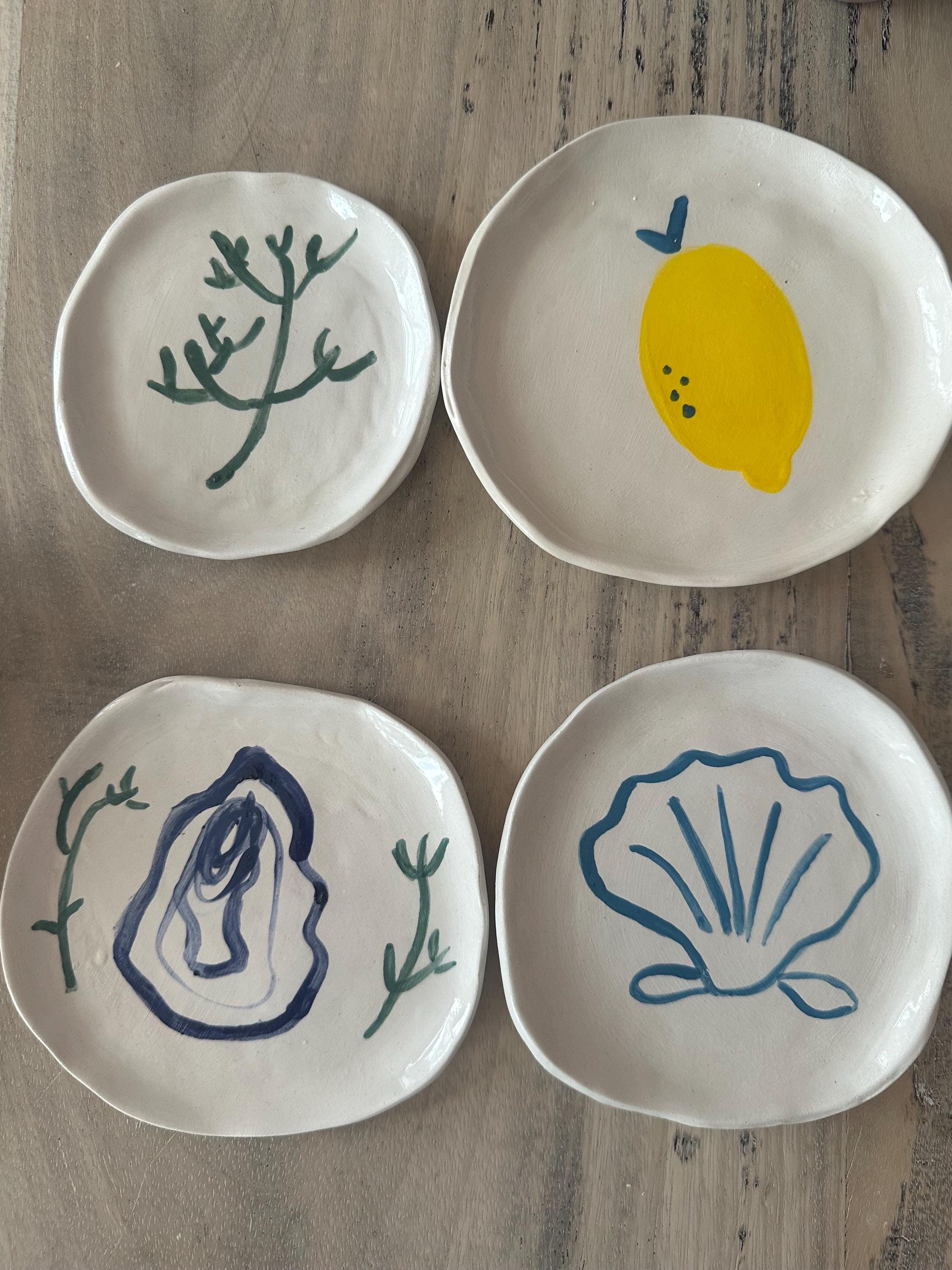 Ensemble de qu’âtres petits assiettes « So Frenchie special fêtes » 9