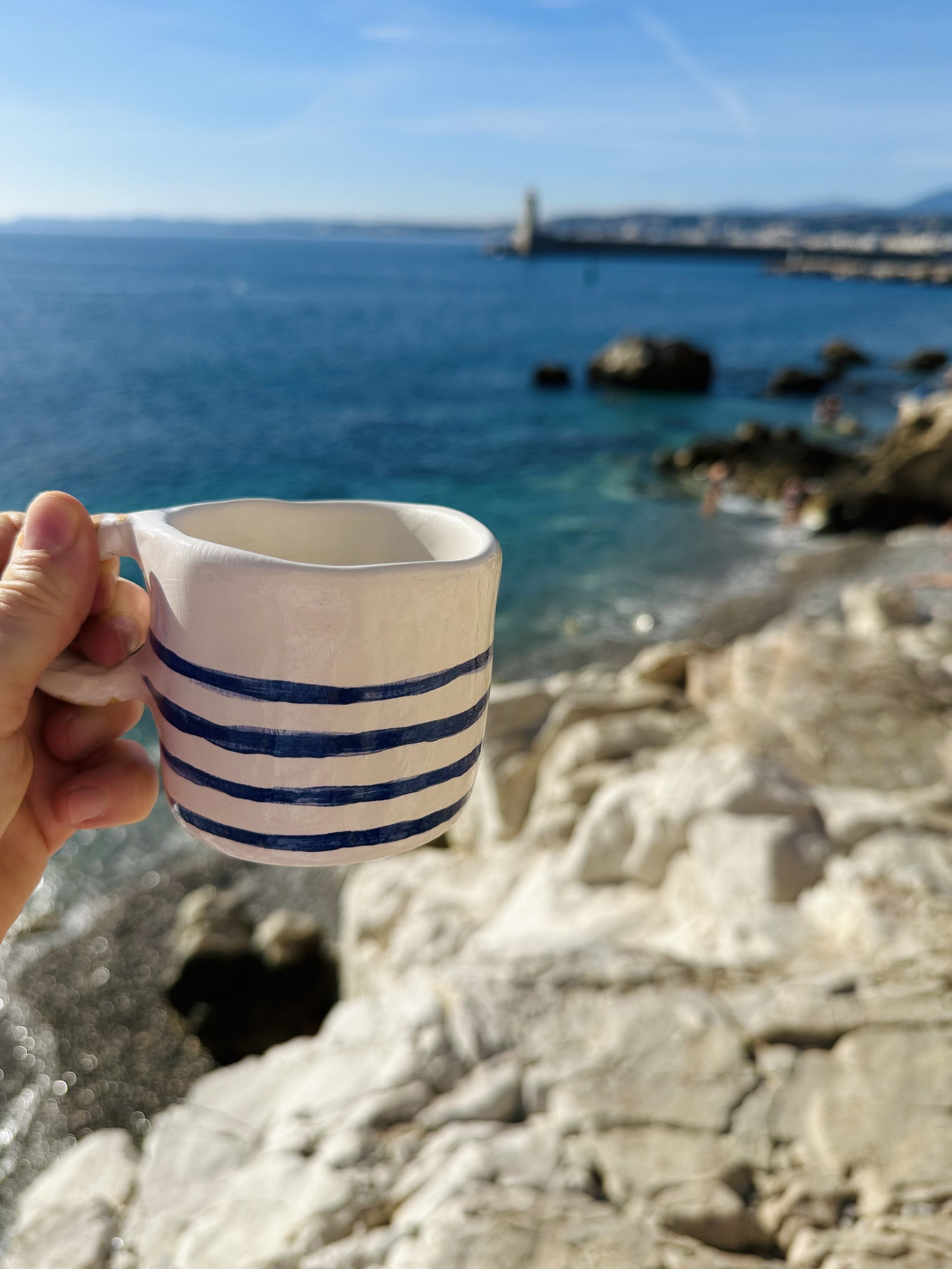Mug L — Marinière Bleue.