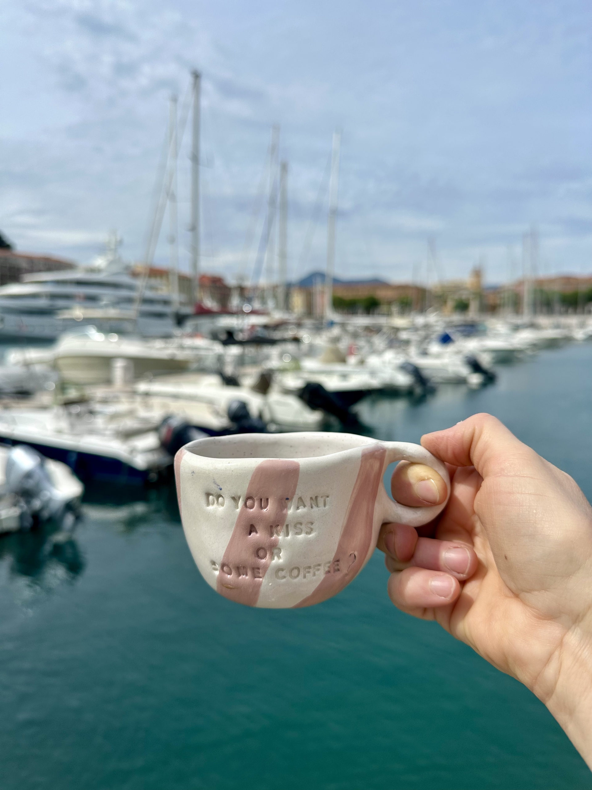 Mugs "80s Stripes" – Handmade on the Côte d'Azur 12