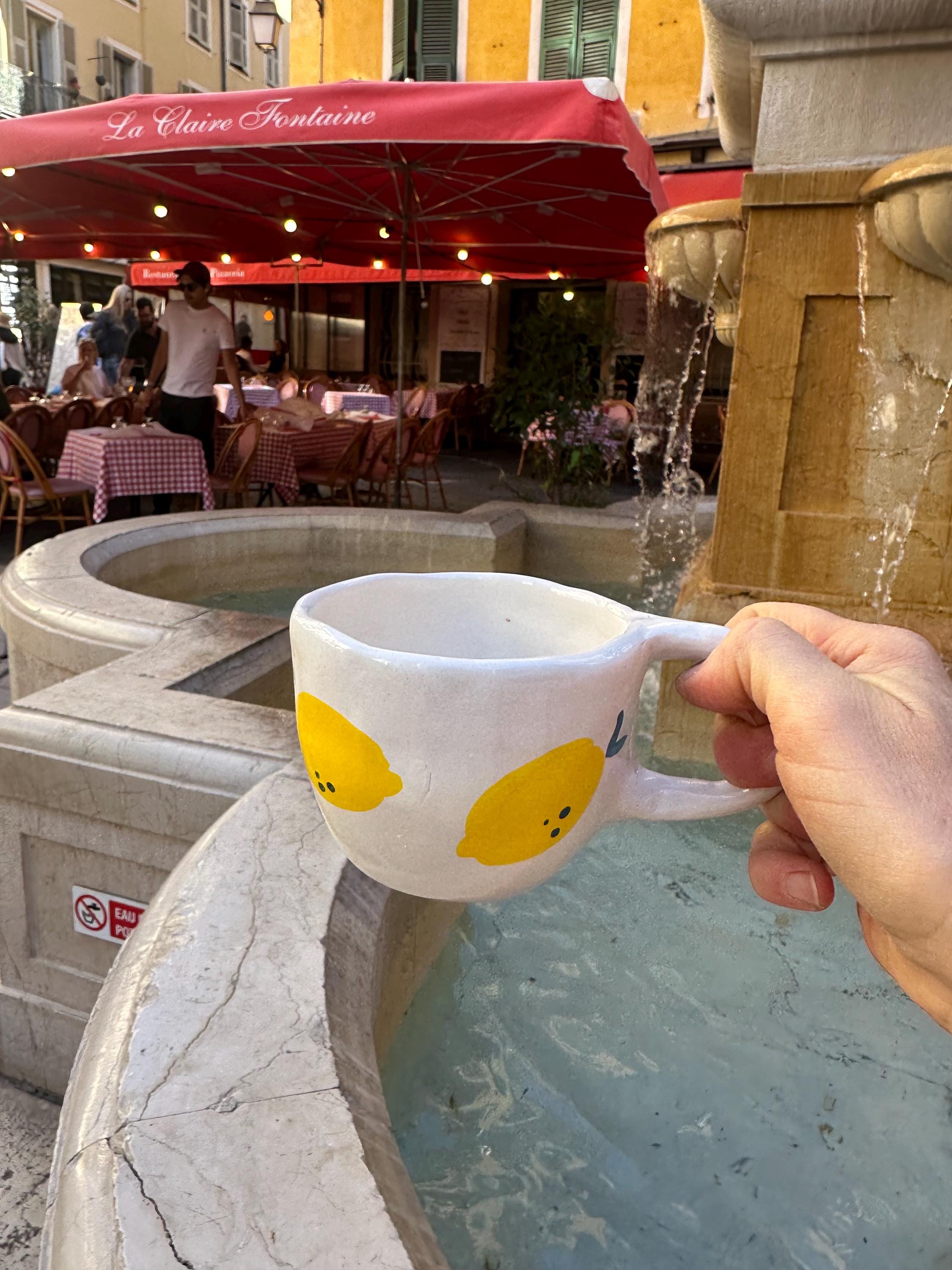 Lemon Dream — Tasse à latte, cappuccino, à thé (édition numérotée, séries courtes)